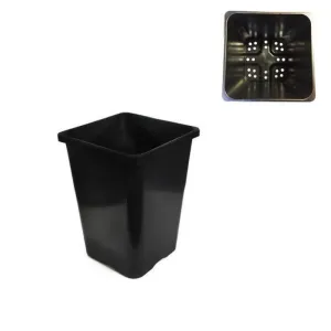 18L Square Pot With Holes - 290mm X 300mm