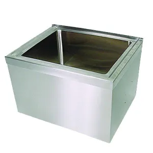 BK Resources BKMS-1620-6 Stainless Steel Mop Sink