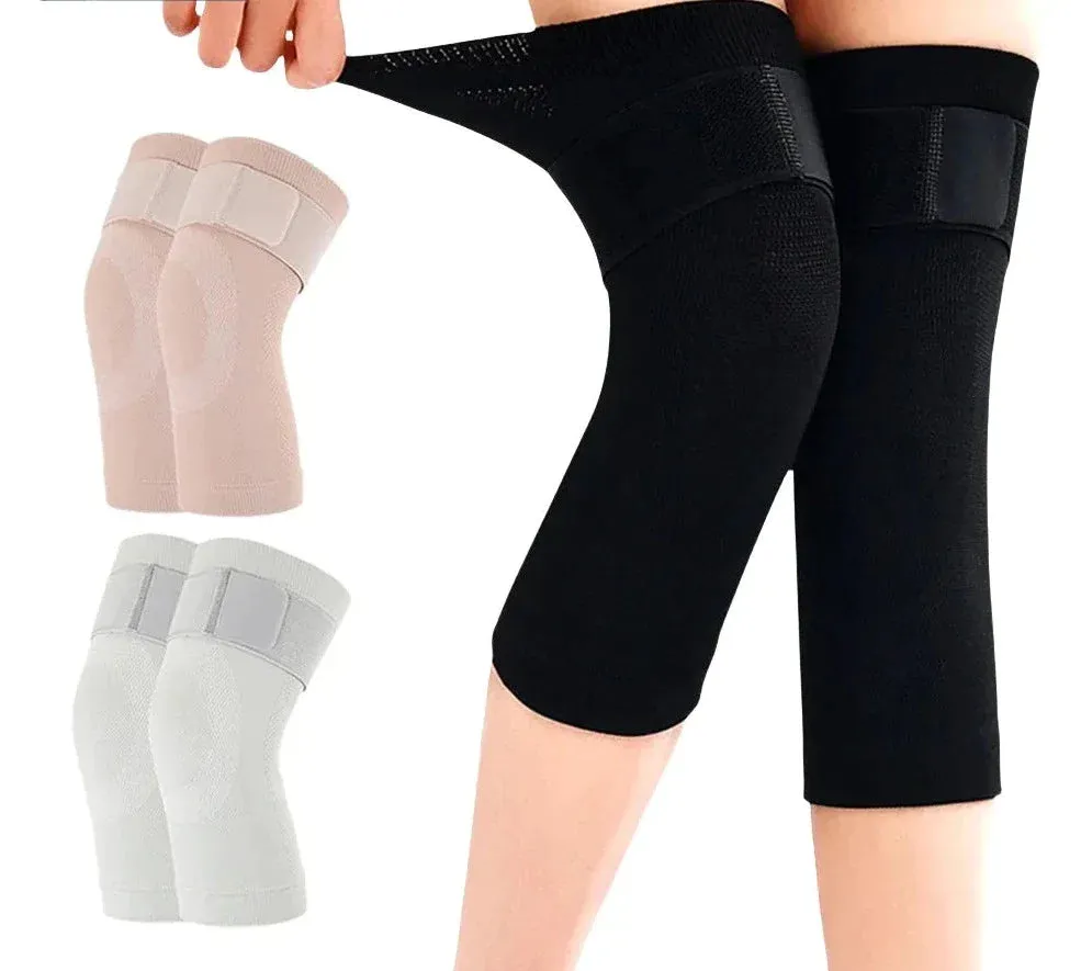 Elastic Breathable Knee Compression Sleeves for Men Wmen Arthritis Pain Relief Running