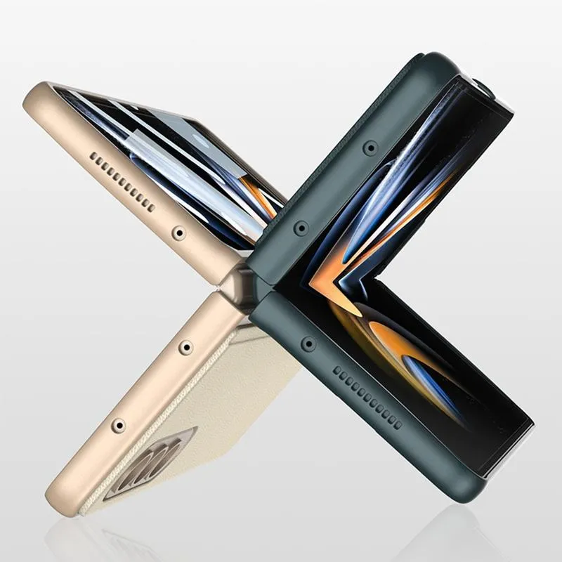 Foldable Leather Case with Stand for Samsung Galaxy z Fold 4 - Ultra Thin