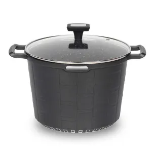 Kitchen Cooking Black Soup Stock Pots-أواني حساء