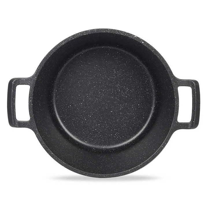 Kitchen Cooking Black Soup Stock Pots-أواني حساء