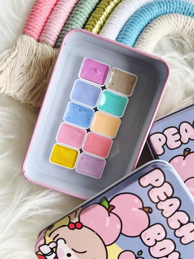 Macaron watercolour box