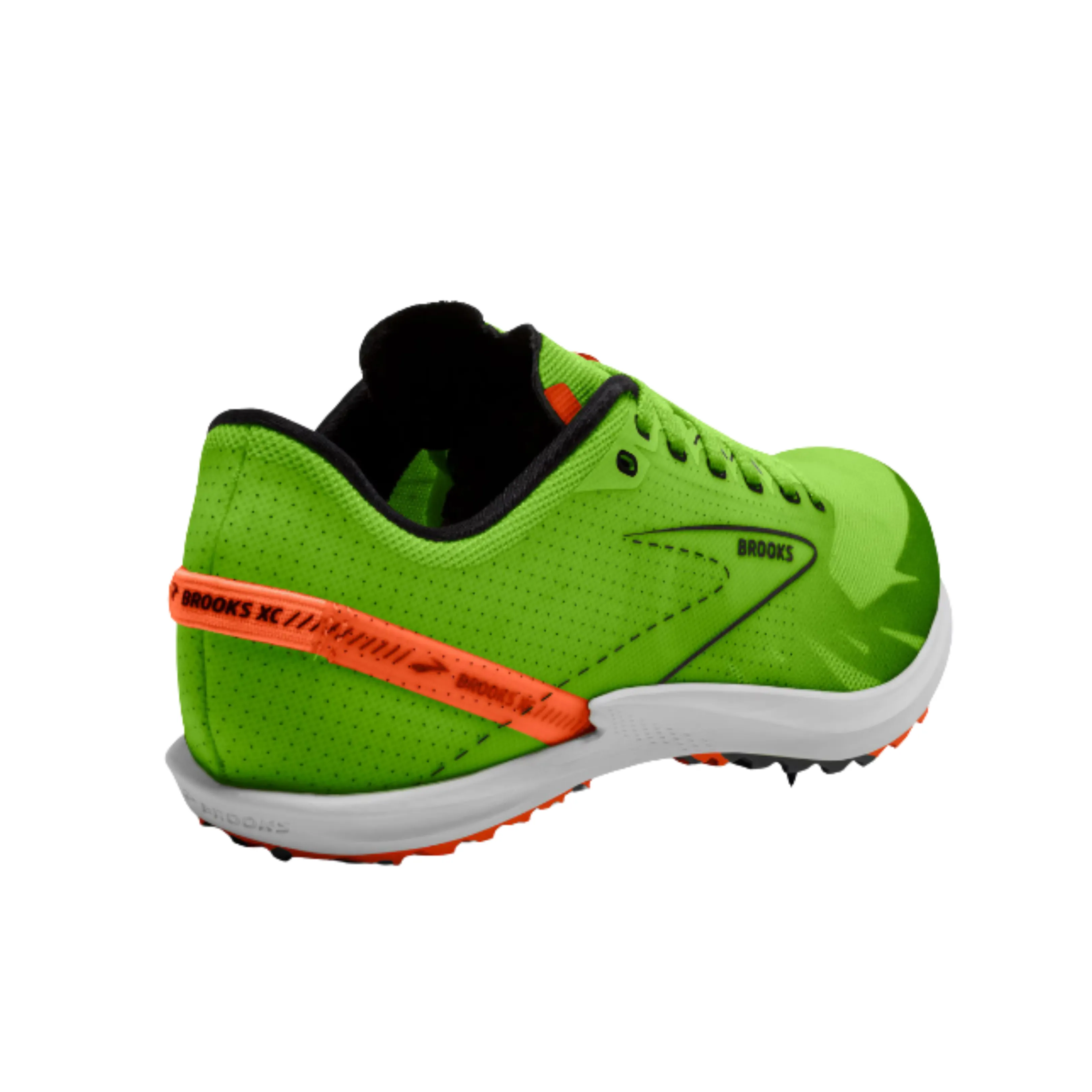Men's Draft XC Spike  Green Gecko/Red Orange/White (D Width)