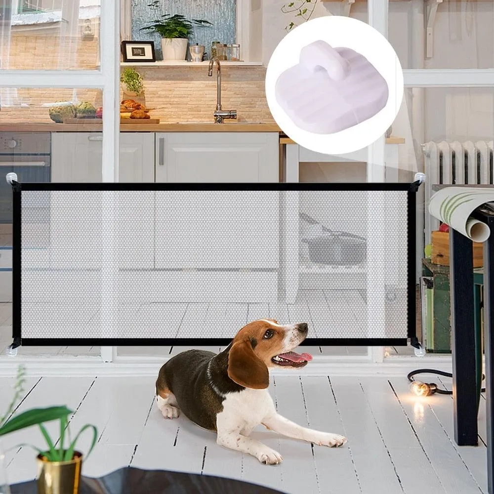 Portable Folding Mesh Pet Gate
