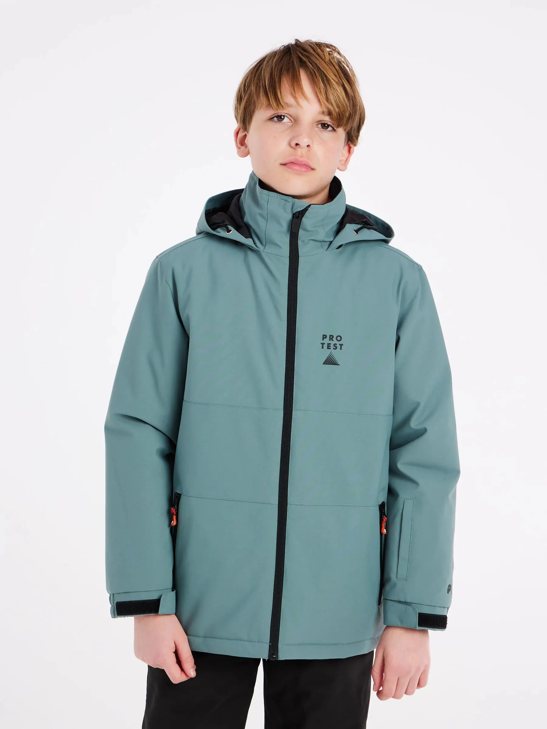 Protest Kid's Skimmer Snow Jacket Atlantic Green 6811332_288