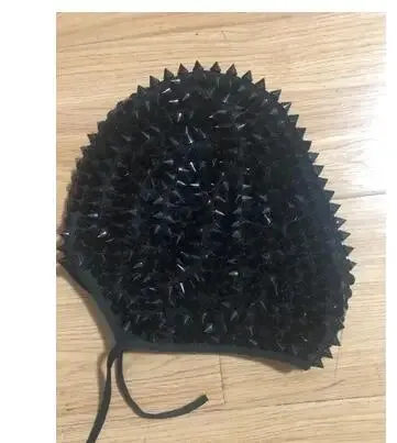 Spiked Crystal Mask Hood Helmet
