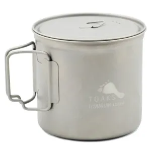 Titanium 1100ml Pot wo/ Bail Handle