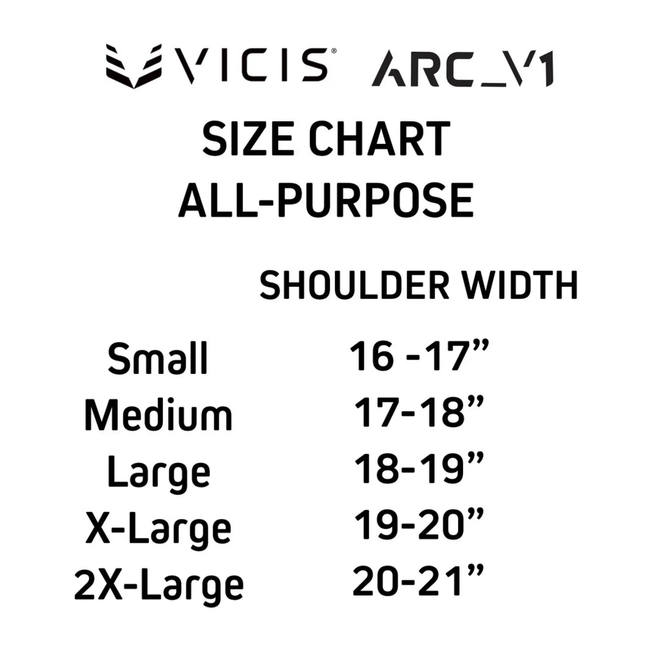VICIS ARC_V1 Varsity Shoulder Pads  All Purpose