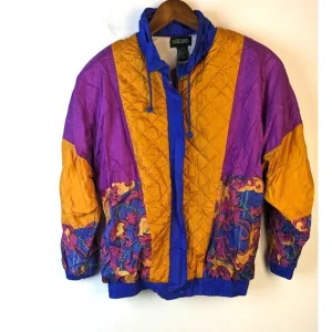 Vintage 80's Quilted Jacket - Small