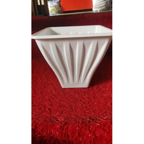 White Garden Planter